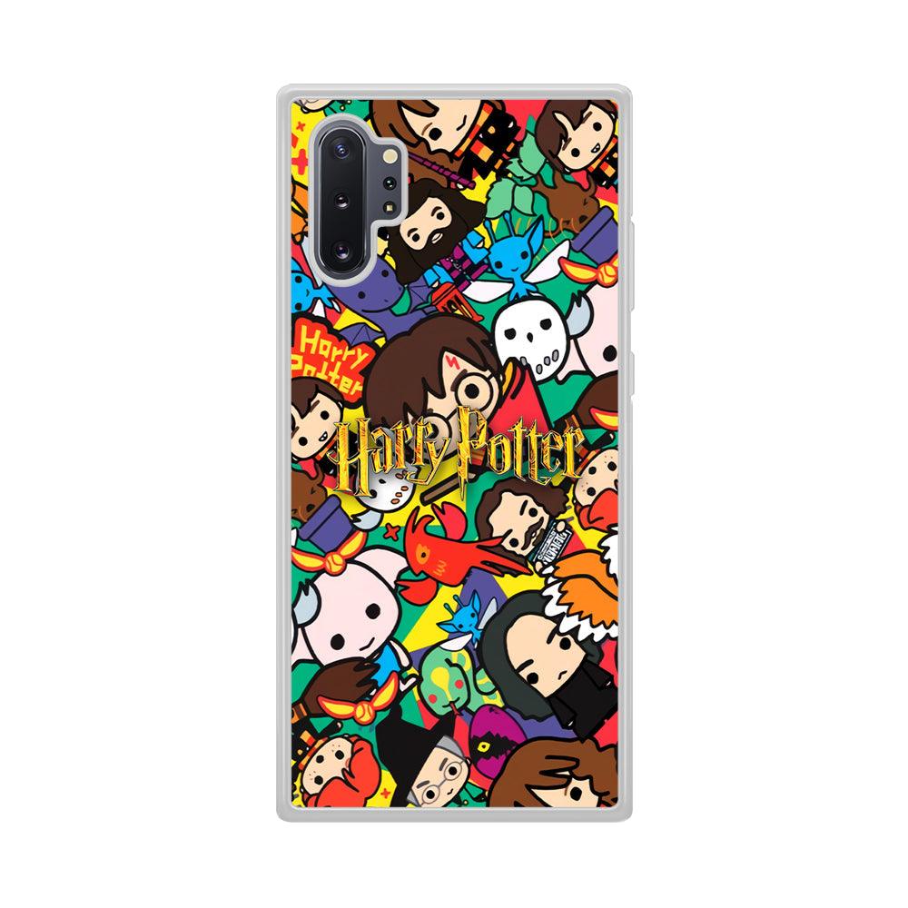 Harry Potter Face Collage on Frame Samsung Galaxy Note 10 Plus Case-Oxvistore