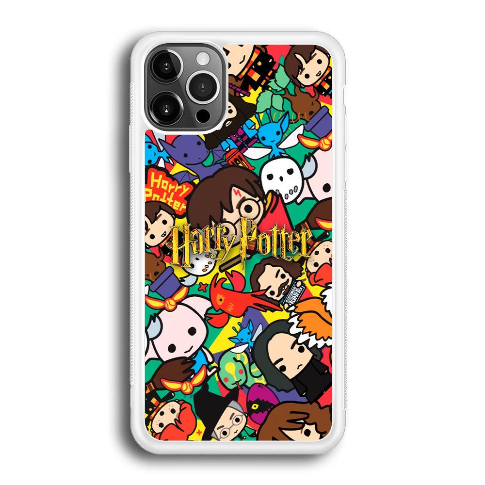 Harry Potter Face Collage on Frame iPhone 12 Pro Max Case-Oxvistore