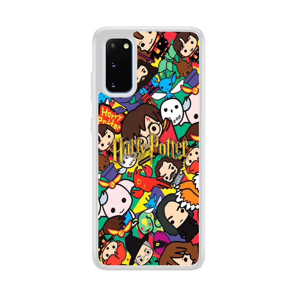 Harry Potter Face Collage on Frame Samsung Galaxy S20 Case-Oxvistore