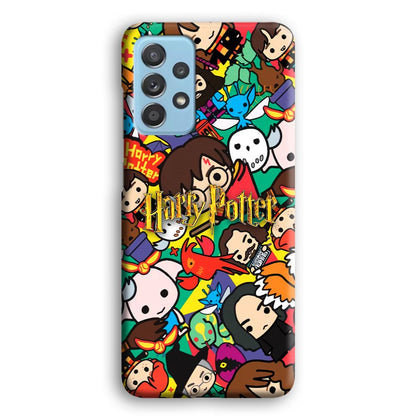 Harry Potter Face Collage on Frame Samsung Galaxy A52 Case-Oxvistore