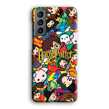 Harry Potter Face Collage on Frame Samsung Galaxy S21 Case-Oxvistore