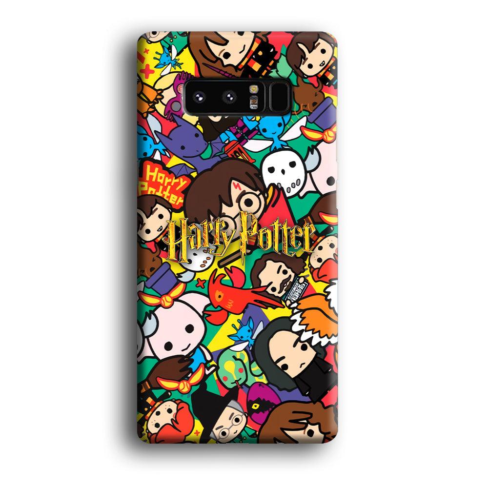 Harry Potter Face Collage on Frame Samsung Galaxy Note 8 Case-Oxvistore