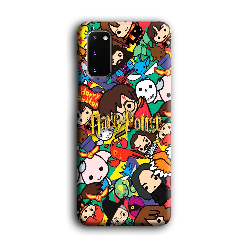 Harry Potter Face Collage on Frame Samsung Galaxy S20 Case-Oxvistore