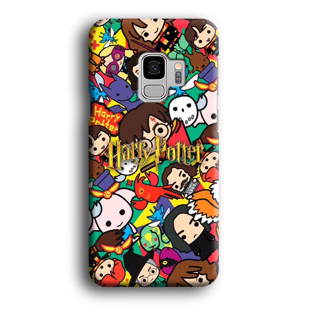 Harry Potter Face Collage on Frame Samsung Galaxy S9 Case-Oxvistore