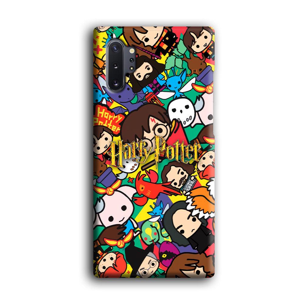 Harry Potter Face Collage on Frame Samsung Galaxy Note 10 Plus Case-Oxvistore