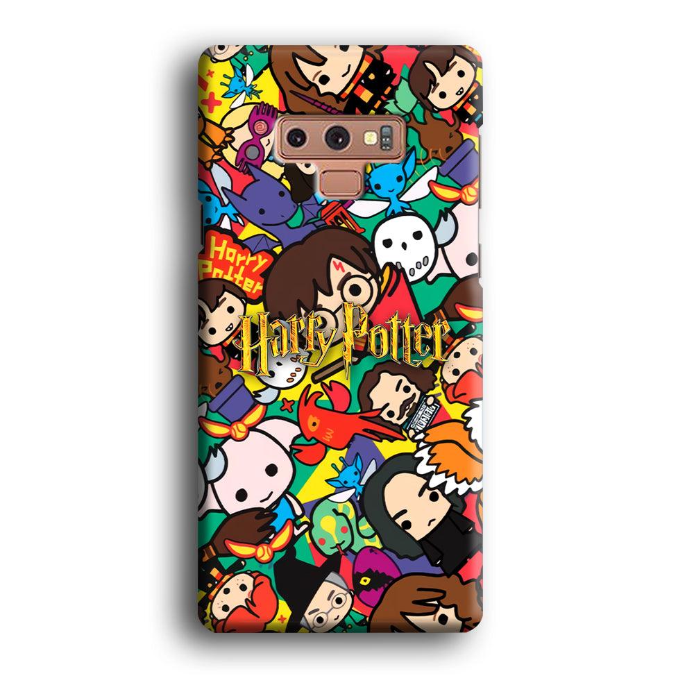 Harry Potter Face Collage on Frame Samsung Galaxy Note 9 Case-Oxvistore