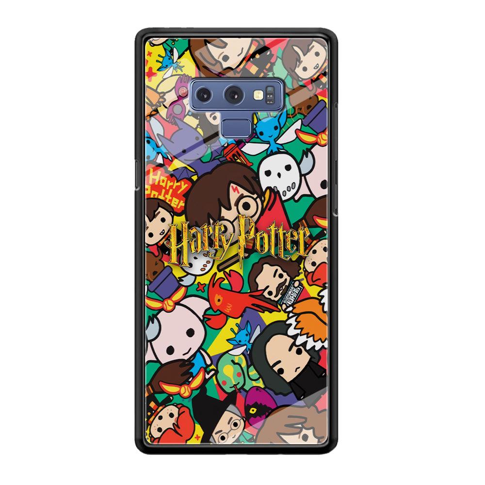 Harry Potter Face Collage on Frame Samsung Galaxy Note 9 Case-Oxvistore