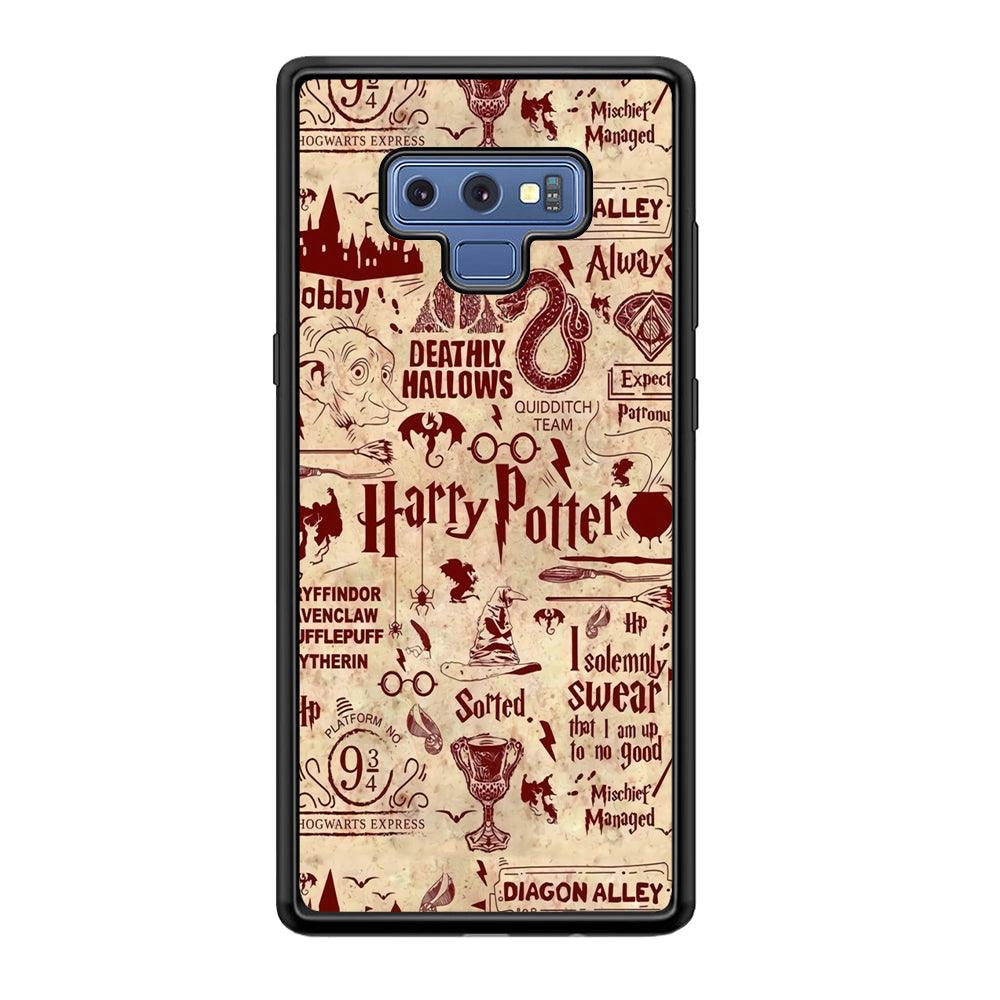 Harry Potter Paper of Map Samsung Galaxy Note 9 Case-Oxvistore