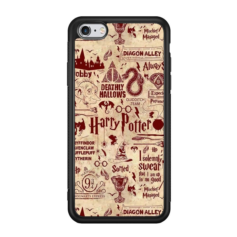 Harry Potter Paper of Map iPhone 6 Plus | 6s Plus Case-Oxvistore