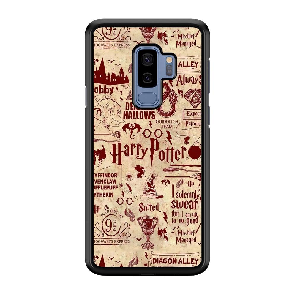 Harry Potter Paper of Map Samsung Galaxy S9 Plus Case-Oxvistore