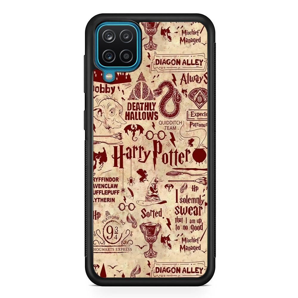 Harry Potter Paper of Map Samsung Galaxy A12 Case-Oxvistore