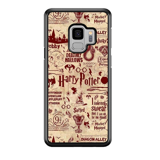 Harry Potter Paper of Map Samsung Galaxy S9 Case-Oxvistore