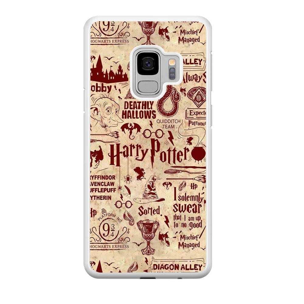 Harry Potter Paper of Map Samsung Galaxy S9 Case-Oxvistore