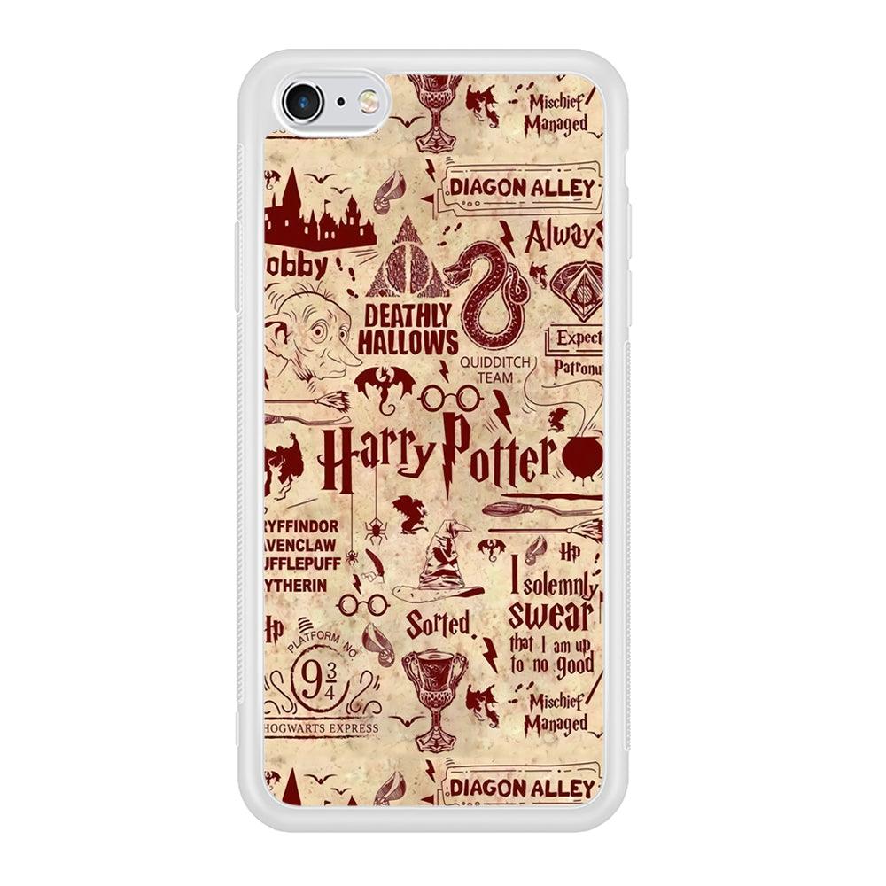 Harry Potter Paper of Map iPhone 6 Plus | 6s Plus Case-Oxvistore