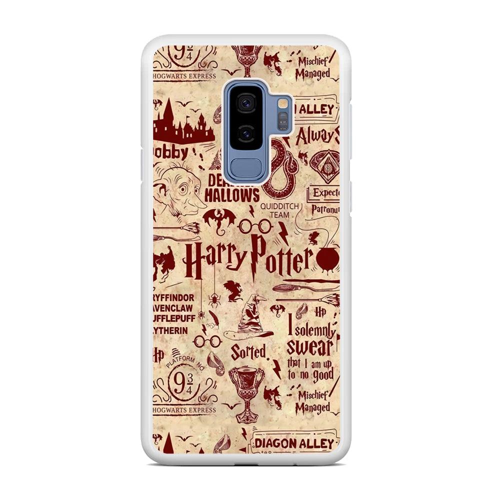 Harry Potter Paper of Map Samsung Galaxy S9 Plus Case-Oxvistore