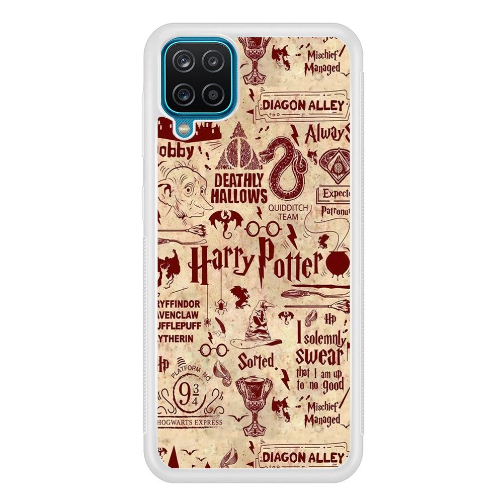 Harry Potter Paper of Map Samsung Galaxy A12 Case-Oxvistore