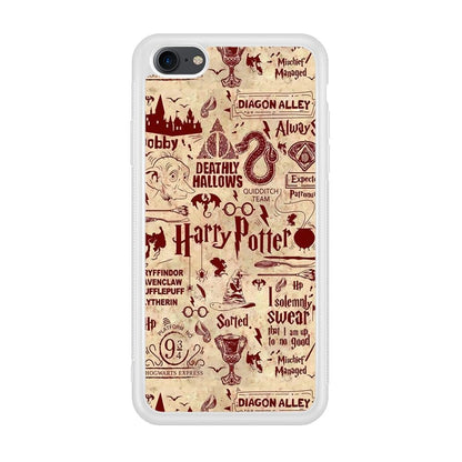 Harry Potter Paper of Map iPhone 8 Case-Oxvistore