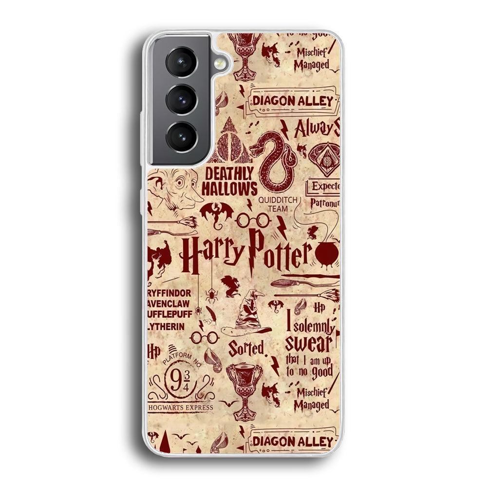 Harry Potter Paper of Map Samsung Galaxy S21 Case-Oxvistore