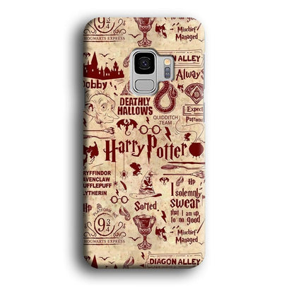 Harry Potter Paper of Map Samsung Galaxy S9 Case-Oxvistore