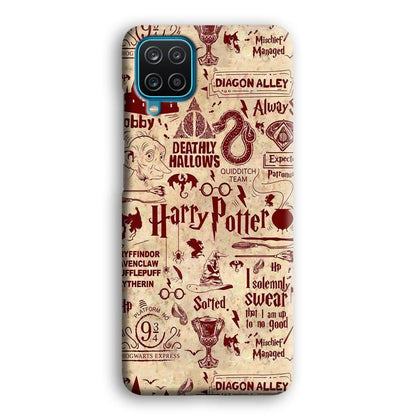 Harry Potter Paper of Map Samsung Galaxy A12 Case-Oxvistore