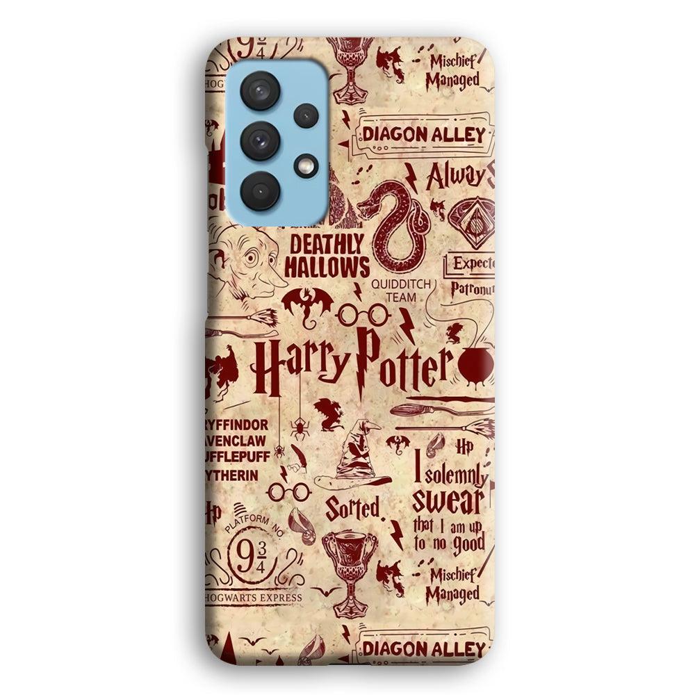 Harry Potter Paper of Map Samsung Galaxy A32 Case-Oxvistore