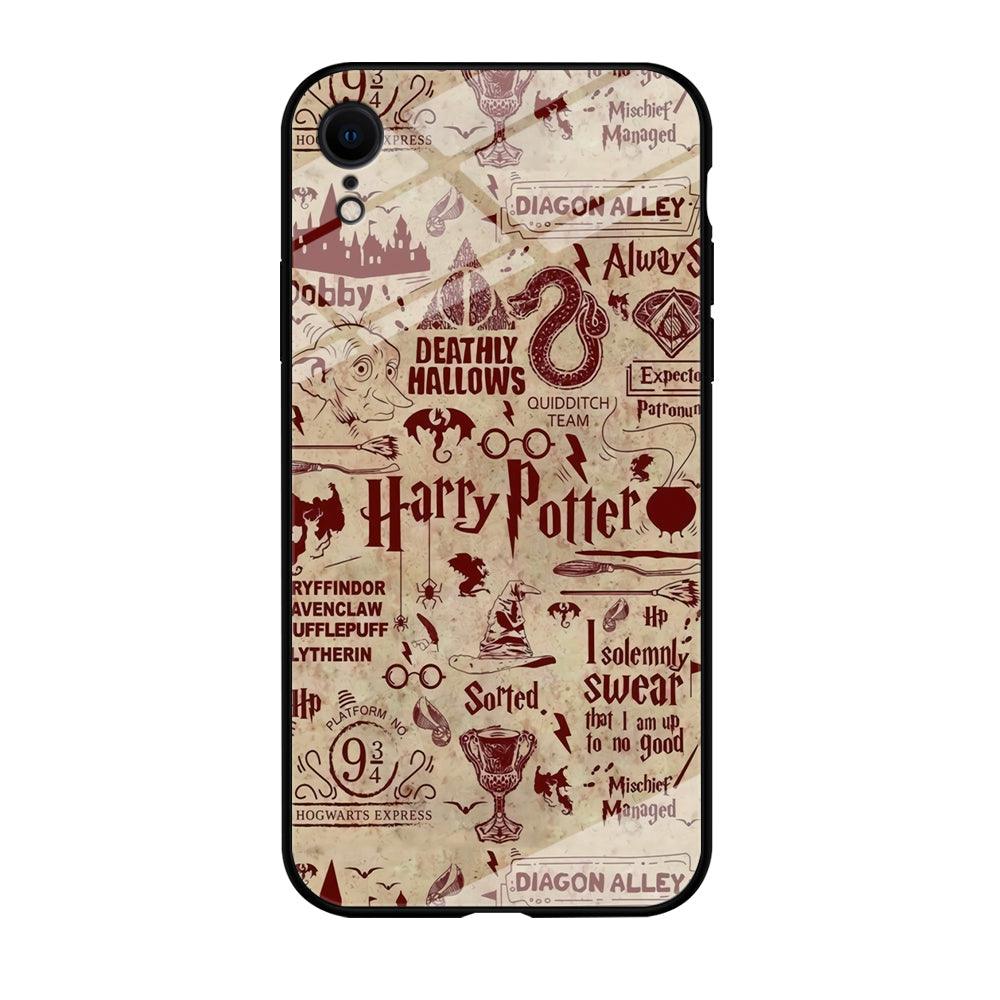 Harry Potter Paper of Map iPhone XR Case-Oxvistore