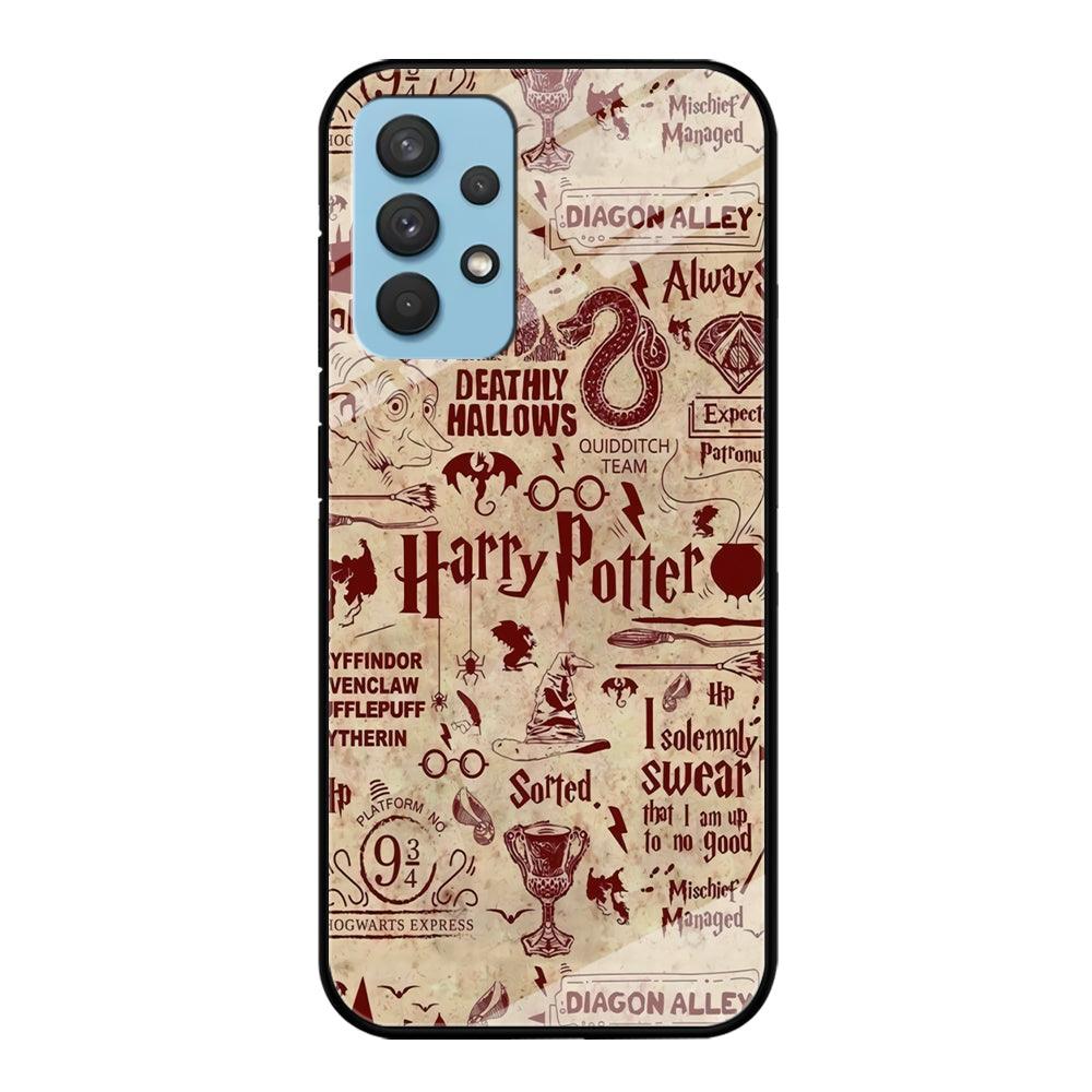 Harry Potter Paper of Map Samsung Galaxy A32 Case-Oxvistore