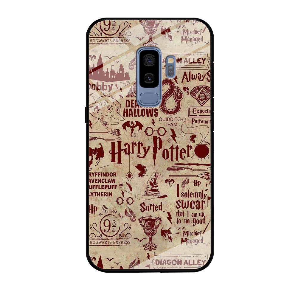 Harry Potter Paper of Map Samsung Galaxy S9 Plus Case-Oxvistore