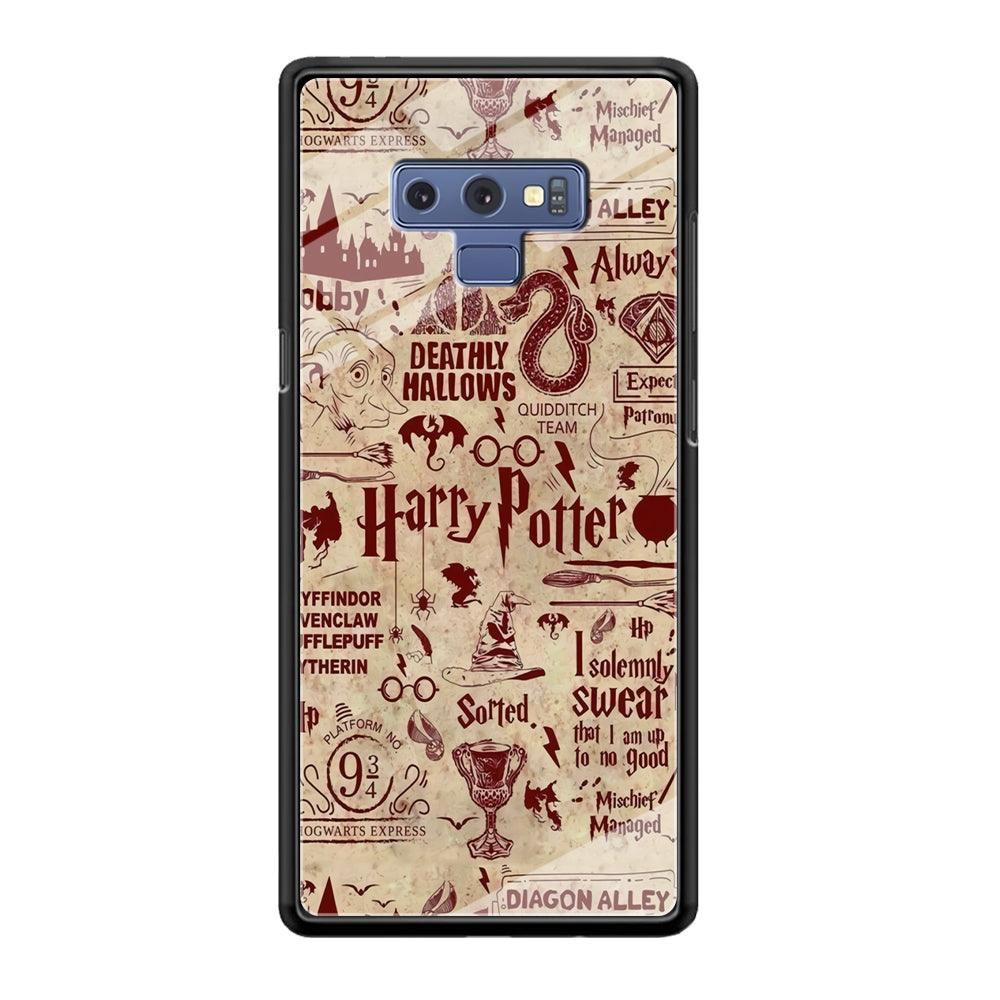 Harry Potter Paper of Map Samsung Galaxy Note 9 Case-Oxvistore