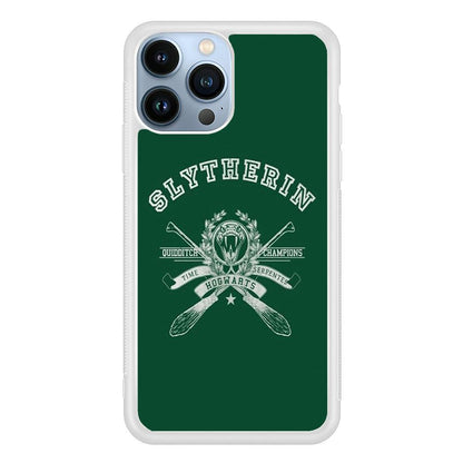 Harry Potter Slytherin Quidditch Champion Symbol iPhone 15 Pro Case-Oxvistore