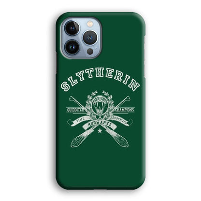 Harry Potter Slytherin Quidditch Champion Symbol iPhone 15 Pro Case-Oxvistore