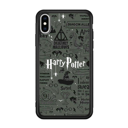 Harry Potter The Deathly Hallows iPhone X Case-Oxvistore