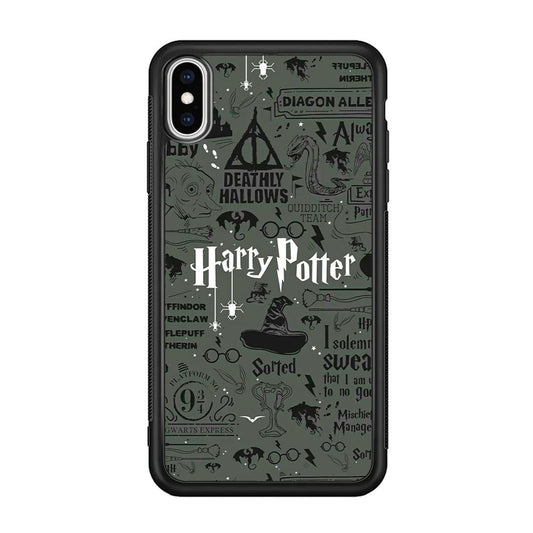 Harry Potter The Deathly Hallows iPhone X Case-Oxvistore