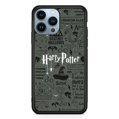 Harry Potter The Deathly Hallows iPhone 14 Pro Max Case-Oxvistore