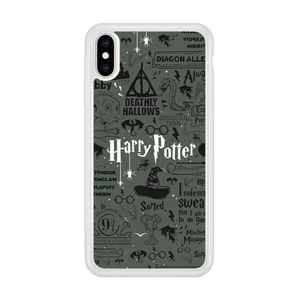 Harry Potter The Deathly Hallows iPhone X Case-Oxvistore