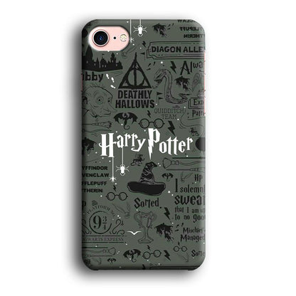 Harry Potter The Deathly Hallows iPhone 8 Case-Oxvistore