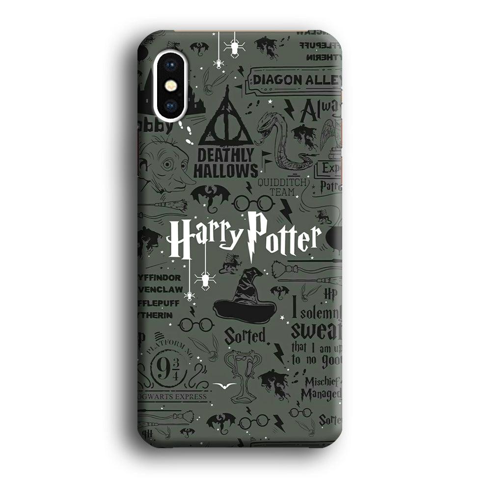 Harry Potter The Deathly Hallows iPhone X Case-Oxvistore