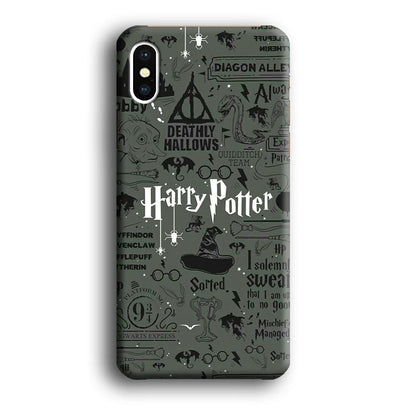 Harry Potter The Deathly Hallows iPhone X Case-Oxvistore