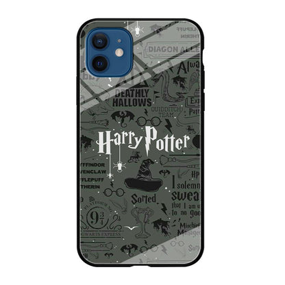 Harry Potter The Deathly Hallows iPhone 12 Case-Oxvistore