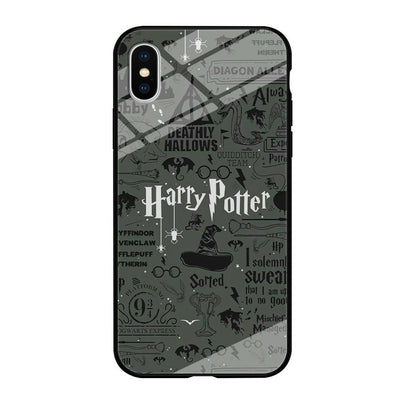 Harry Potter The Deathly Hallows iPhone X Case-Oxvistore