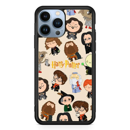 Harry Potter Tiny Cute Face iPhone 15 Pro Max Case-Oxvistore