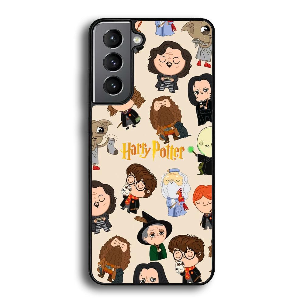 Harry Potter Tiny Cute Face Samsung Galaxy S21 Case-Oxvistore