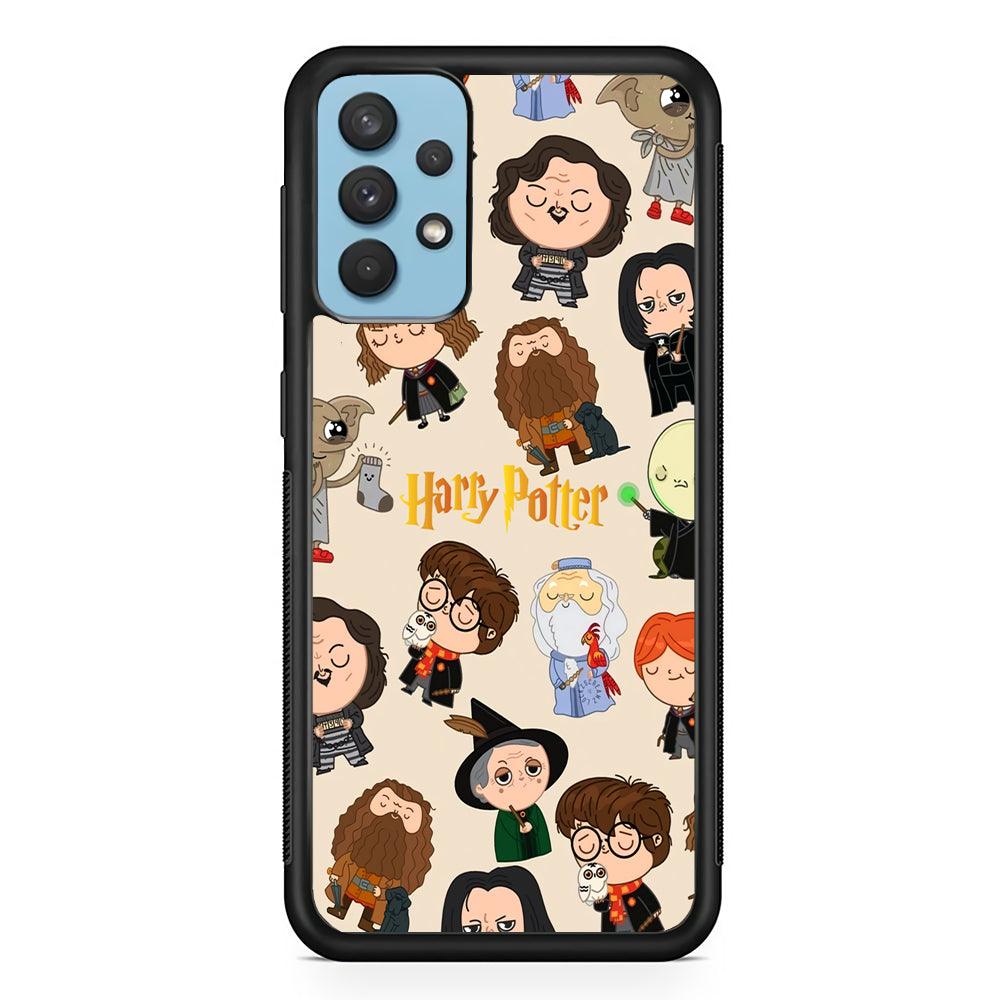 Harry Potter Tiny Cute Face Samsung Galaxy A32 Case-Oxvistore