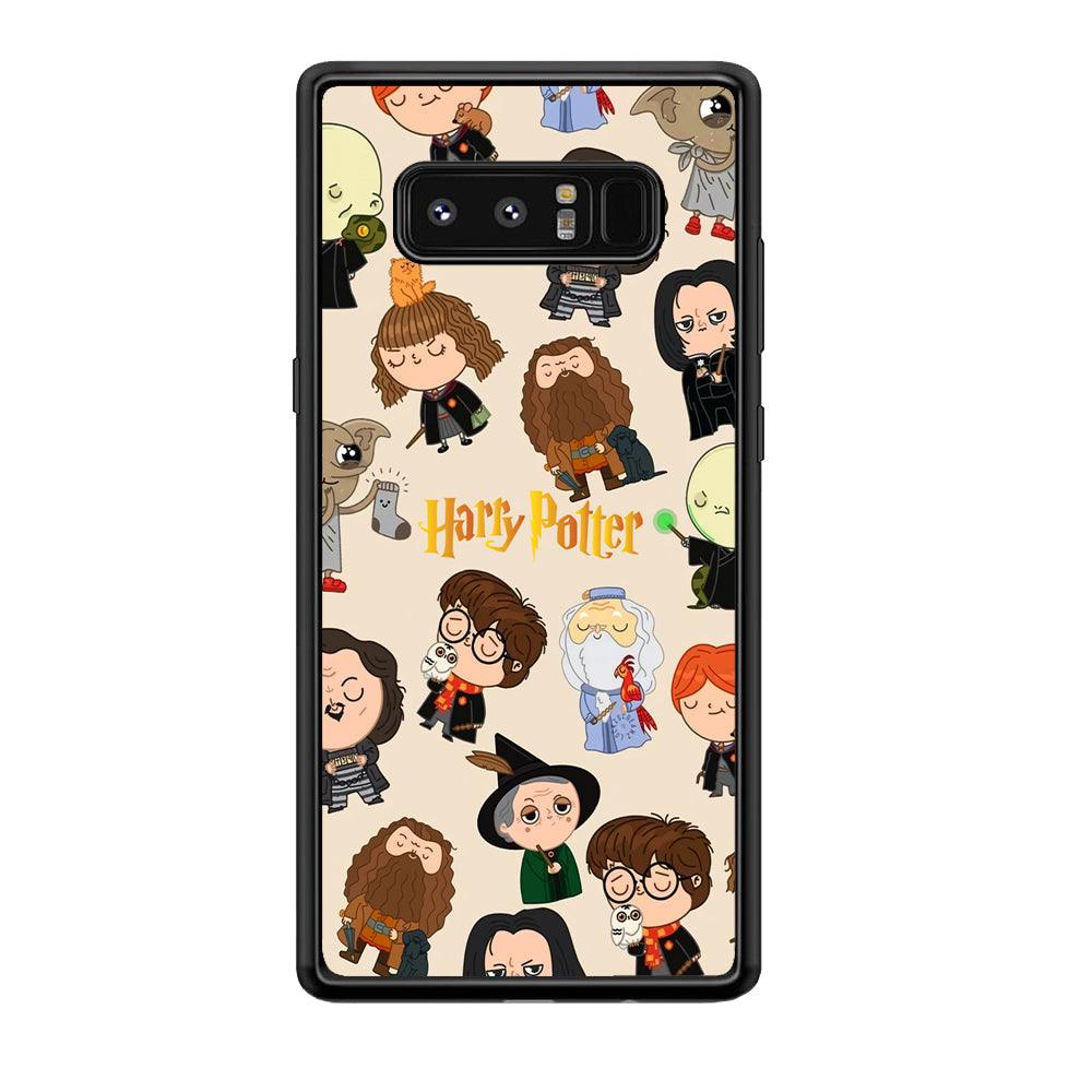 Harry Potter Tiny Cute Face Samsung Galaxy Note 8 Case-Oxvistore