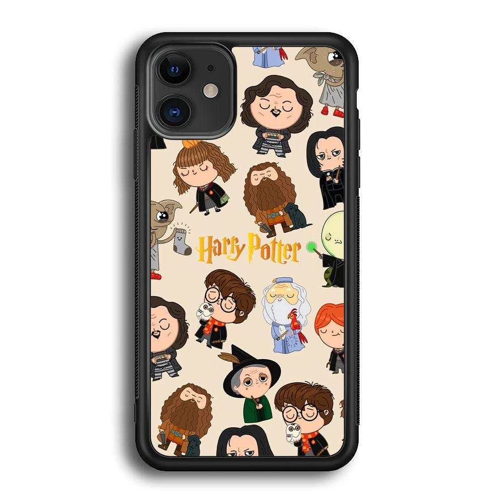 Harry Potter Tiny Cute Face iPhone 12 Case-Oxvistore