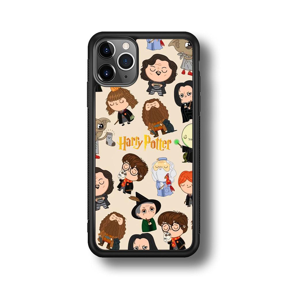 Harry Potter Tiny Cute Face iPhone 11 Pro Case-Oxvistore