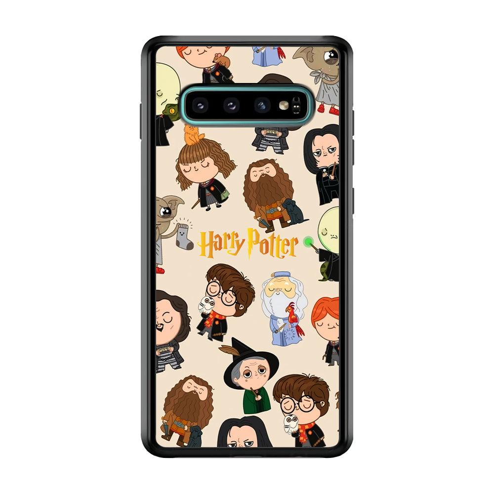 Harry Potter Tiny Cute Face Samsung Galaxy S10 Case-Oxvistore