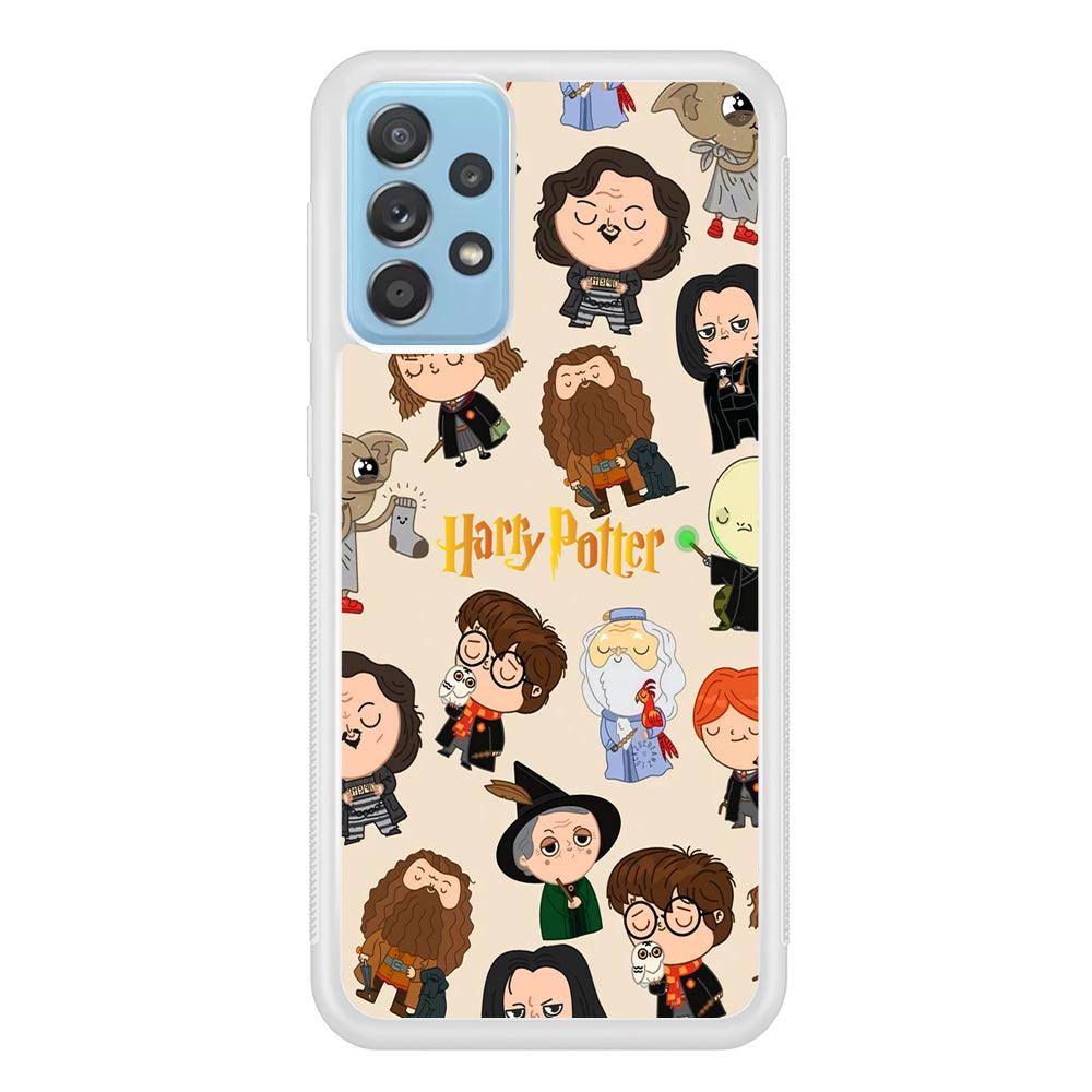 Harry Potter Tiny Cute Face Samsung Galaxy A72 Case-Oxvistore