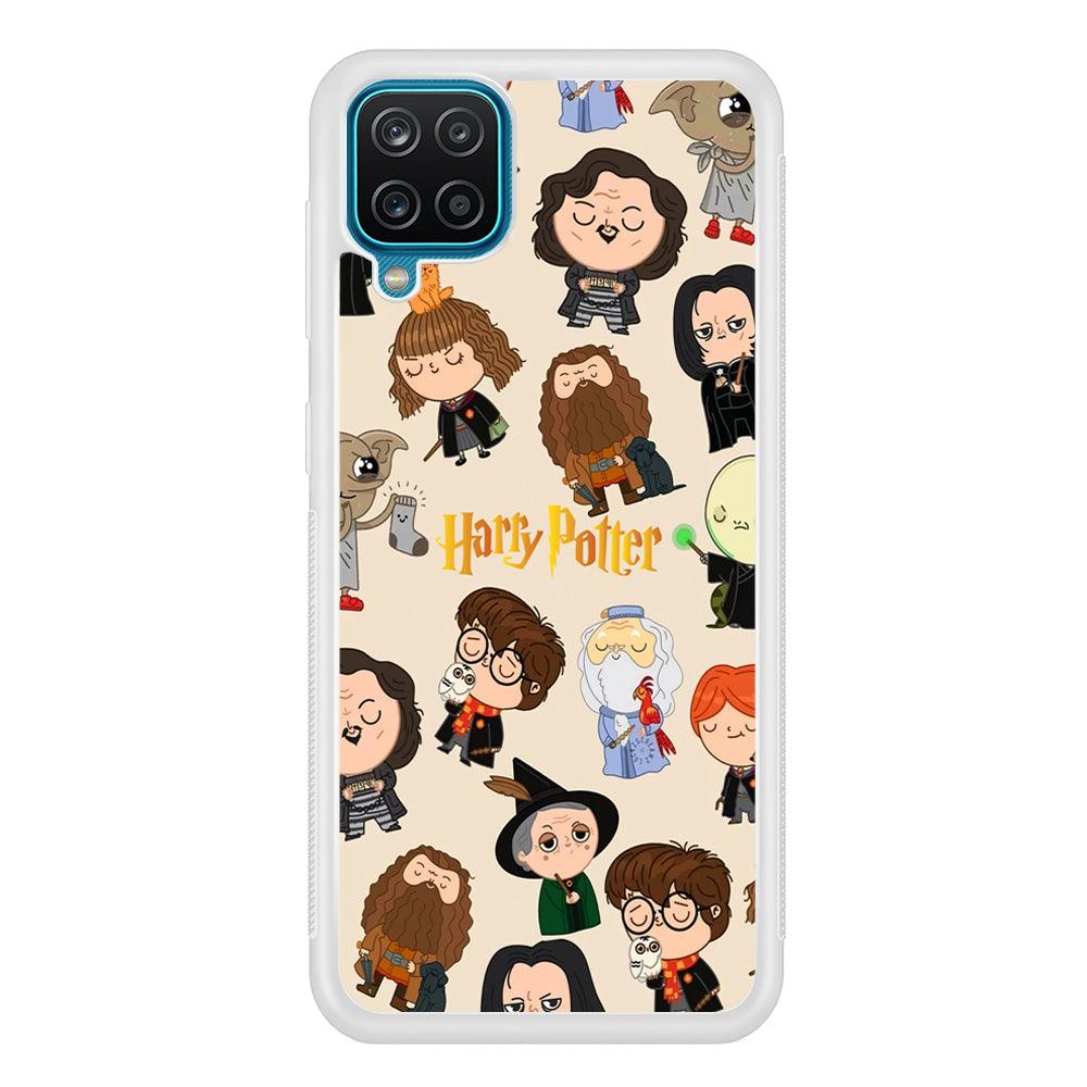 Harry Potter Tiny Cute Face Samsung Galaxy A12 Case-Oxvistore