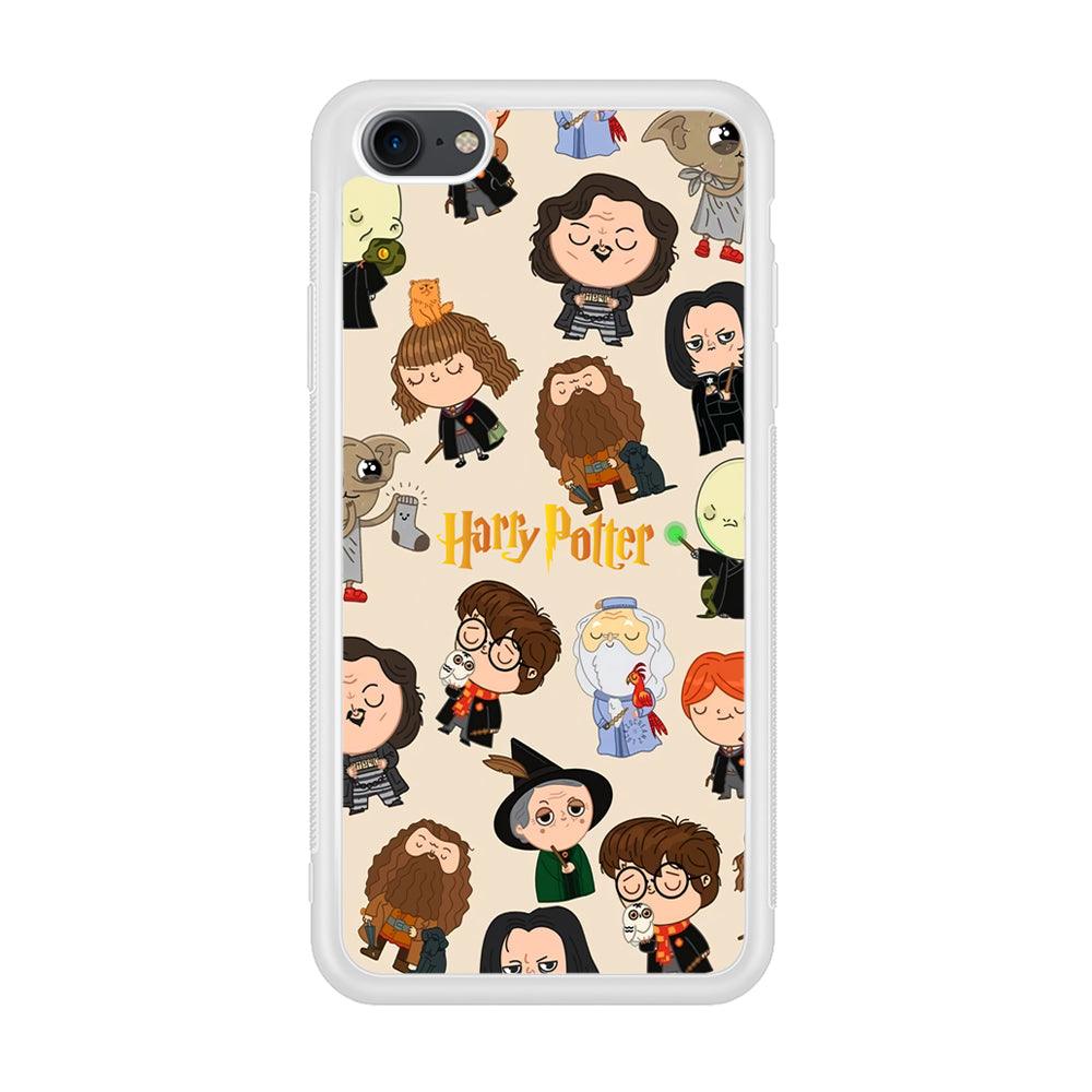 Harry Potter Tiny Cute Face iPhone 8 Case-Oxvistore